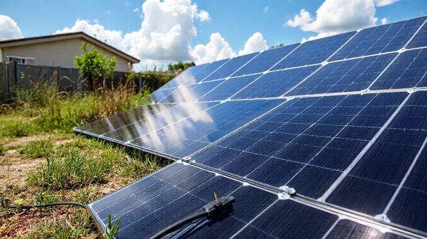 Transformez votre terrain inutilisé en énergie solaire avec des panneaux au sol